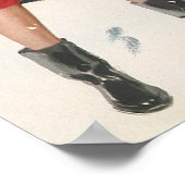 Poster Vintage Christmas, Shopping Presents Policeman (Coin)