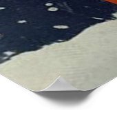 Poster Vintage Christmas Snowman et Ladies (Coin)