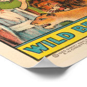 Poster vintage Christy Brothers Wild Animal Circus (Coin)