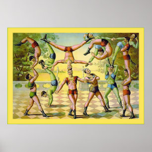 Poster Vintage Circus Print ~ 1891
