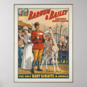 Poster Vintage : cirque Barnum & Bailey - (Devant)