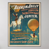 Poster Vintage : cirque Barnum & Bailey - (Devant)