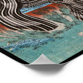 Poster Vintage classique ukiyo-e geisha Utagawa (Coin)