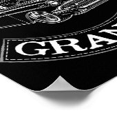 Poster Vintage Clic Car Funny Grandpa  (Coin)