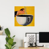 Poster Vintage Coffee Advertisement (Bureau à domicile)