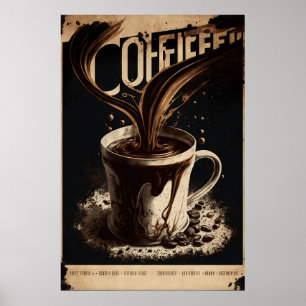 Poster Vintage Coffee Wall Art