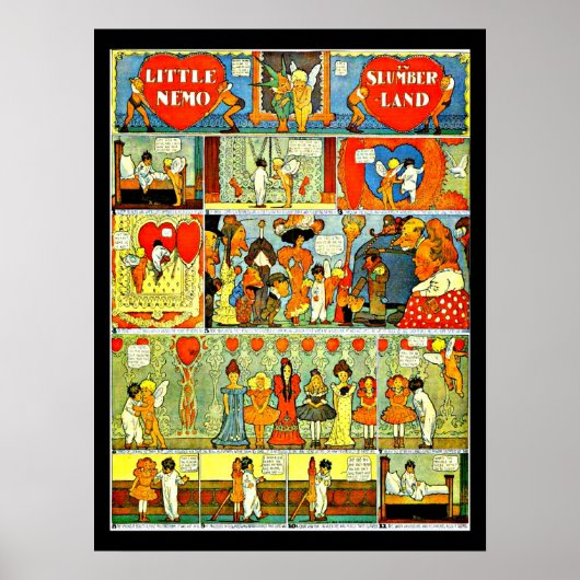 Poster Vintage Comic-Little Nemo 2 (Devant)