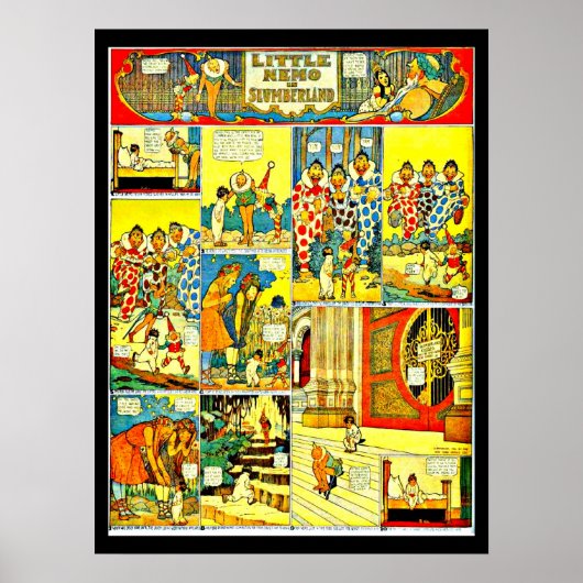Poster Vintage Comic-Little Nemo 5 (Devant)
