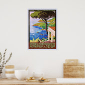 Poster Vintage Côte d'Azur (Cuisine)