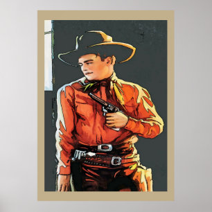 Poster Vintage Cowboy