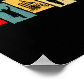 Poster Vintage Cricketer Tter Bowler Retro  (Coin)