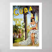Poster vintage Cuba (Devant)