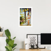 Poster vintage Cuba (Bureau à domicile)