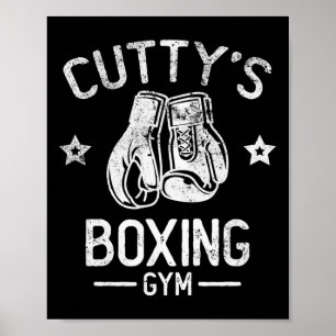 Poster Vintage Cutty's Boxing Gym Est 1975 Boxing Day Tee