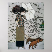 Poster vintage Dachshund (Devant)