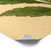 Poster Vintage Daisy on Weathered Paper (Coin)