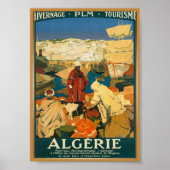 Poster vintage d'Algérie (Devant)