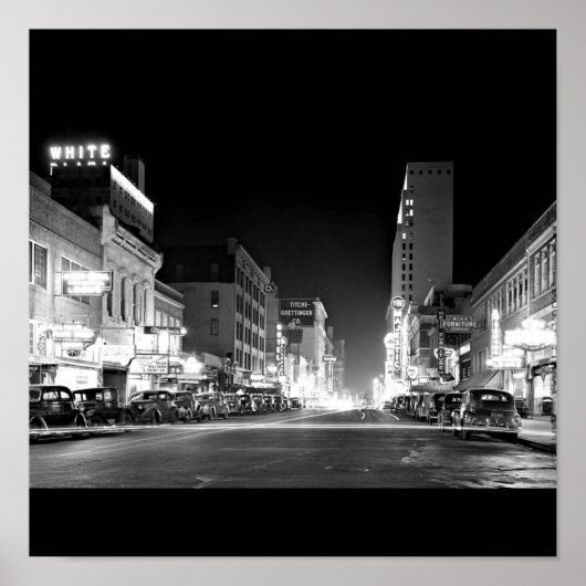 Poster Vintage Dallas Photographie-2 (Devant)