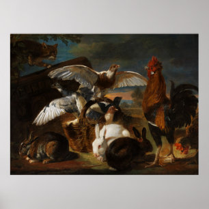 Poster Vintage David de Coninck Allégorie de la Vigilance