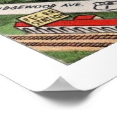 Poster vintage Daytona Beach Imprimer (Coin)