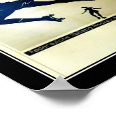 Poster vintage de ballet et de roulettes (Coin)