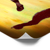 Poster vintage de base-ball (Coin)