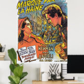 Poster vintage De Belgique (Bureau à domicile)