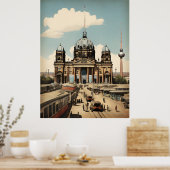 Poster vintage de Berlin (Cuisine)