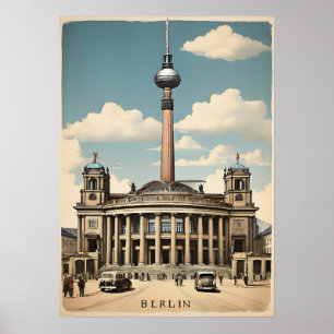 Poster vintage de Berlin