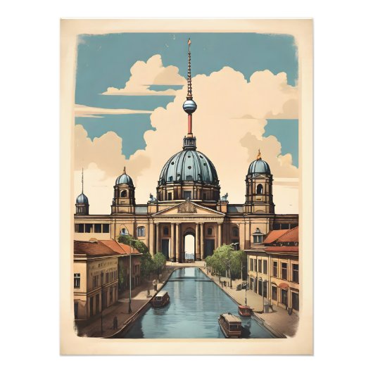 Poster vintage de Berlin (Devant)