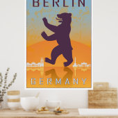 Poster vintage de Berlin (Cuisine)