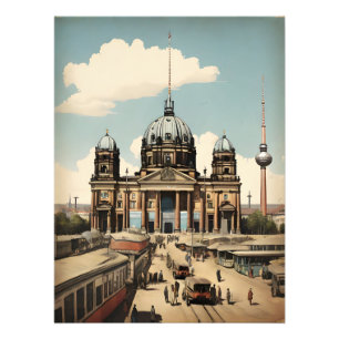 Poster vintage de Berlin
