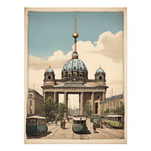 Poster vintage de Berlin