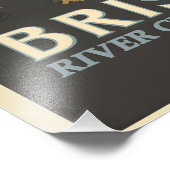 Poster vintage de Brisbane (Coin)