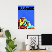 Poster vintage de Bulgarie (Bureau à domicile)