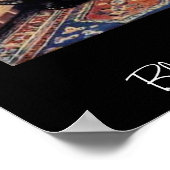 Poster vintage de chiens noirs et blancs (Coin)