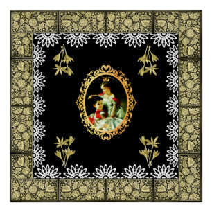 Poster vintage de collage