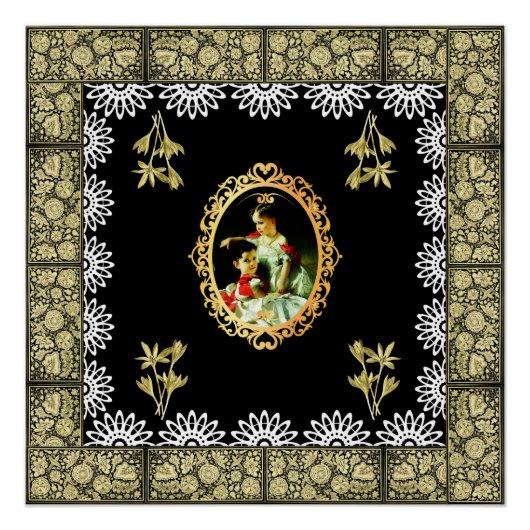 Poster vintage de collage (Devant)