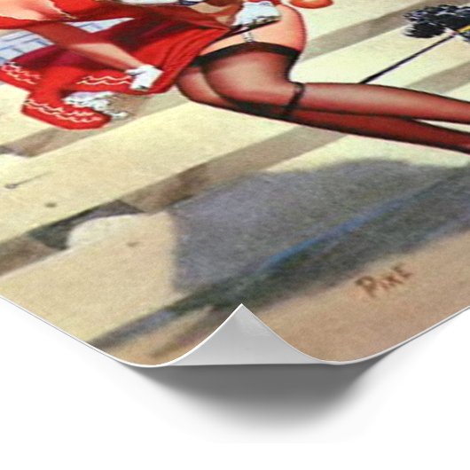 Poster vintage de construction (Coin)