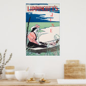 Poster vintage de couverture du livre (Cuisine)