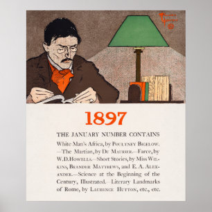 Poster vintage de couverture du livre