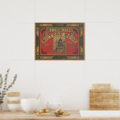 Poster vintage de couverture du livre (Cuisine)