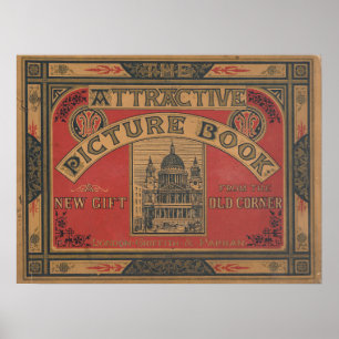 Poster vintage de couverture du livre