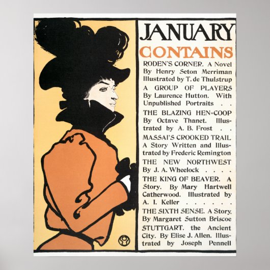 Poster vintage de couverture du livre (Devant)