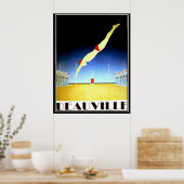 Poster vintage de Deauville (Cuisine)