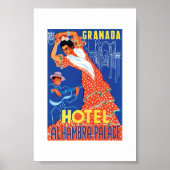 Poster vintage de Grenade (Devant)