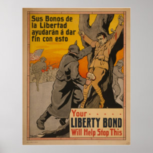 Poster vintage de la Seconde Guerre mondiale