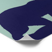 Poster vintage de l'Alaska (Coin)