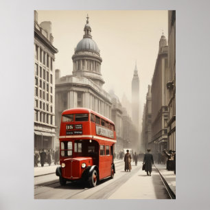 Poster vintage de Londres