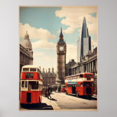 Poster vintage de Londres (Devant)